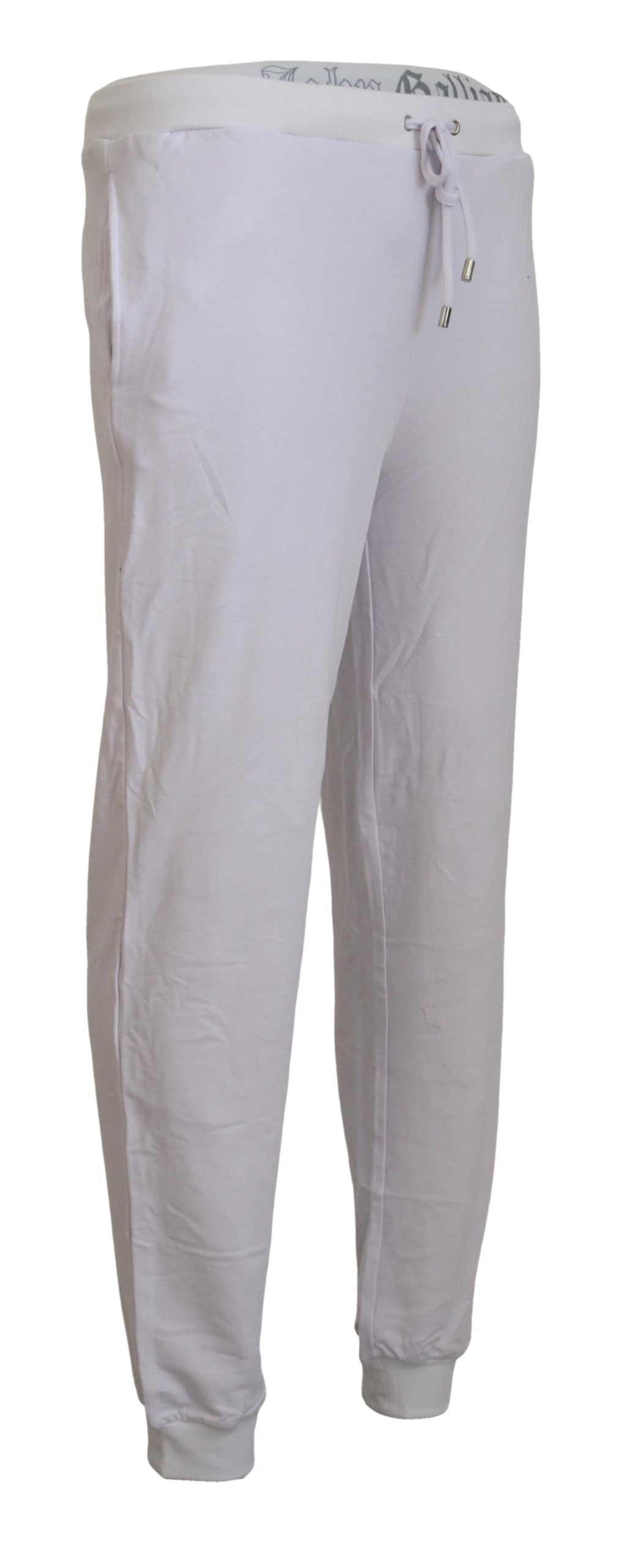 John Galliano Chic White Jogger Pants - Casual Elegance - IT46 | S