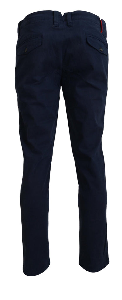 Domenico Tagliente Elegant Sapphire Dress Pants for Men - W38