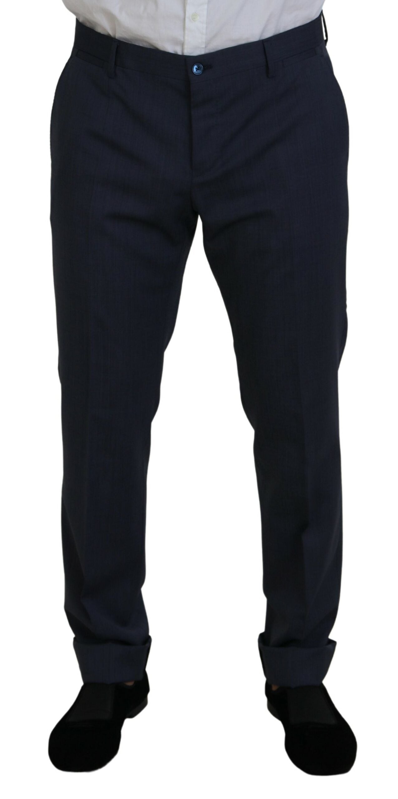 Dolce & Gabbana Elegant Blue Martini Men’s Slim Fit Suit