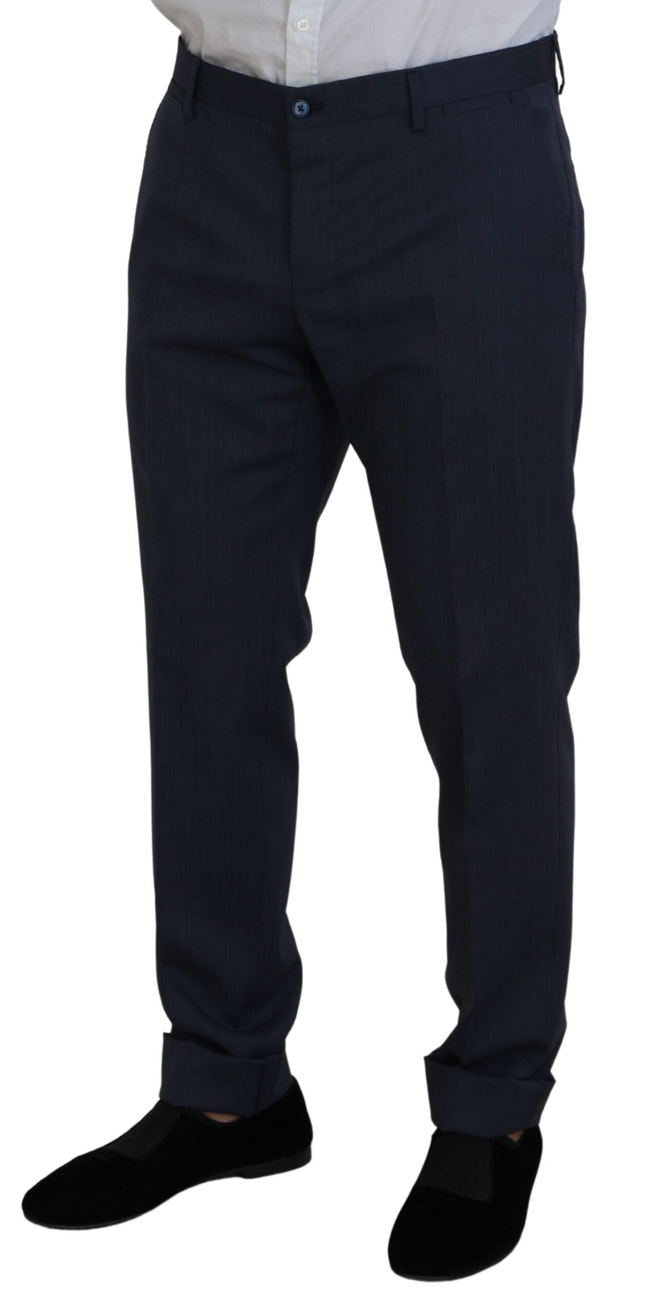 Dolce & Gabbana Elegant Blue Martini Men’s Slim Fit Suit