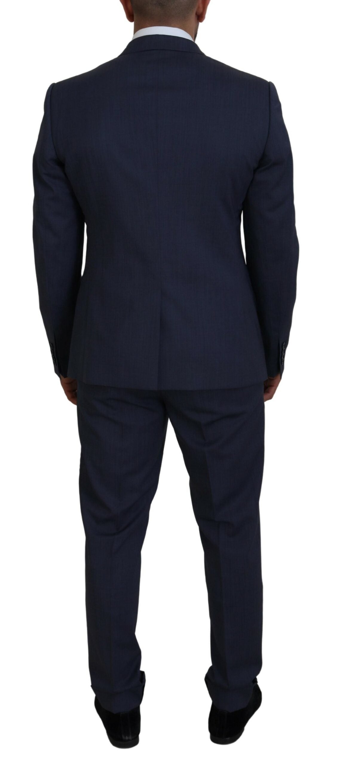 Dolce & Gabbana Elegant Blue Martini Men’s Slim Fit Suit