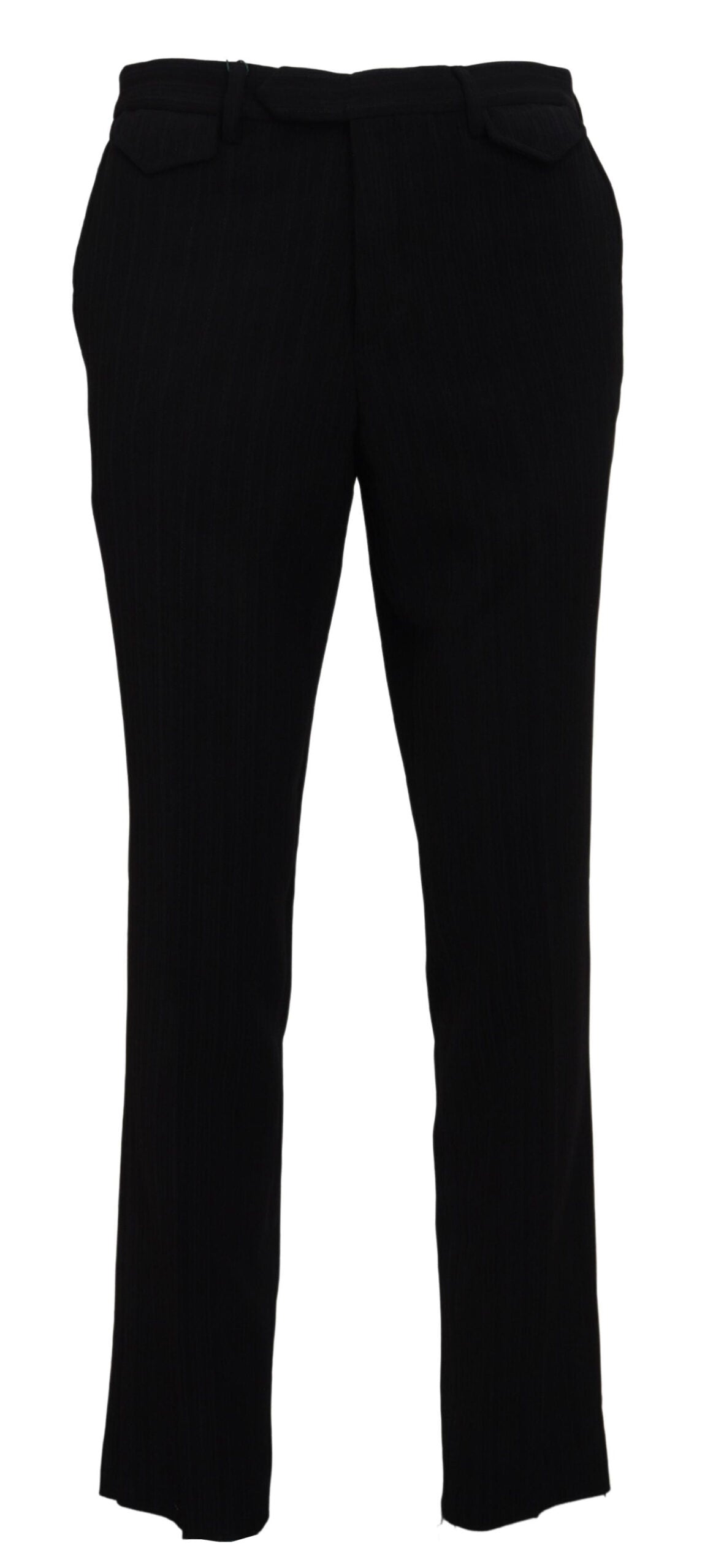 BENCIVENGA Elegant Black Italian Designer Pants - IT48 | M