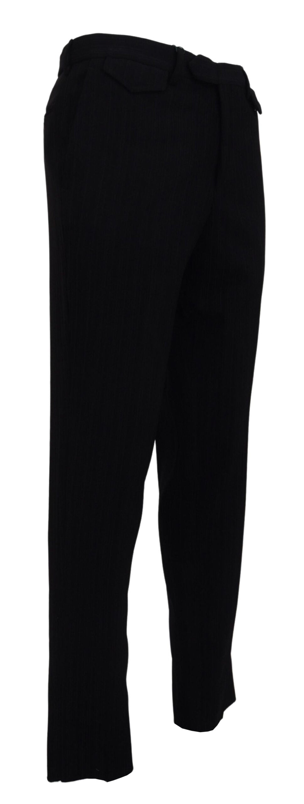 BENCIVENGA Elegant Black Italian Designer Pants - IT48 | M