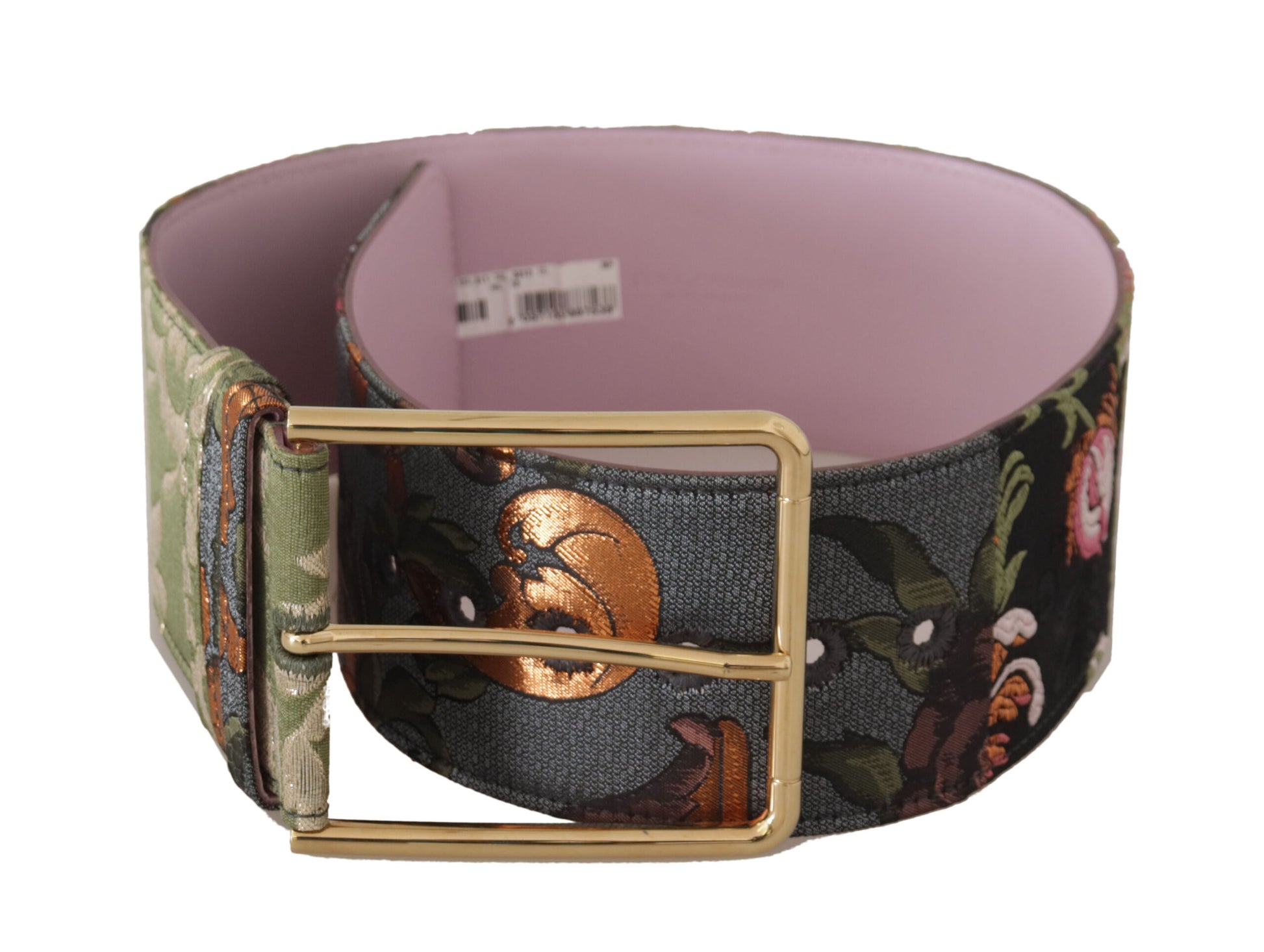 Dolce & Gabbana Elegant Multicolor Canvas-Leather Belt - 75 cm / 30 Inches