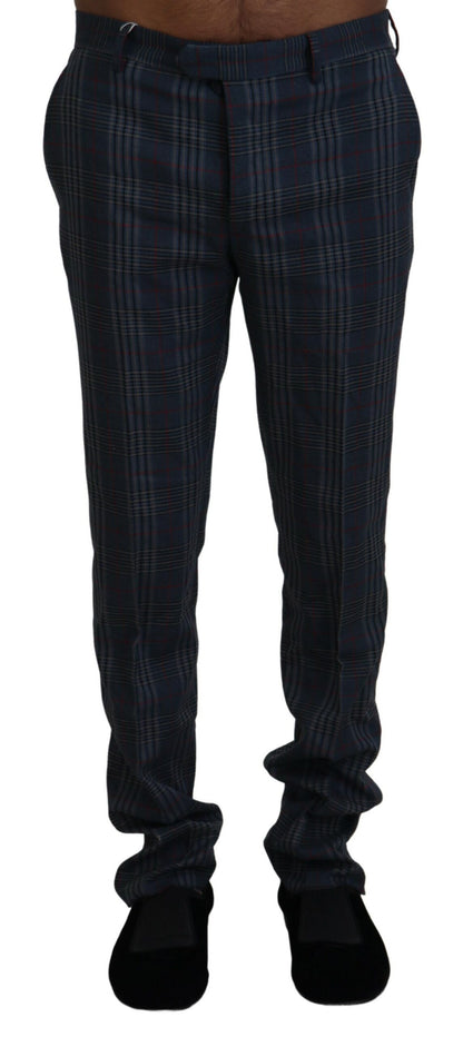 BENCIVENGA Elegant Multicolor Pure Wool Trousers - IT46 | S