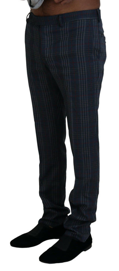 BENCIVENGA Elegant Multicolor Pure Wool Trousers - IT46 | S