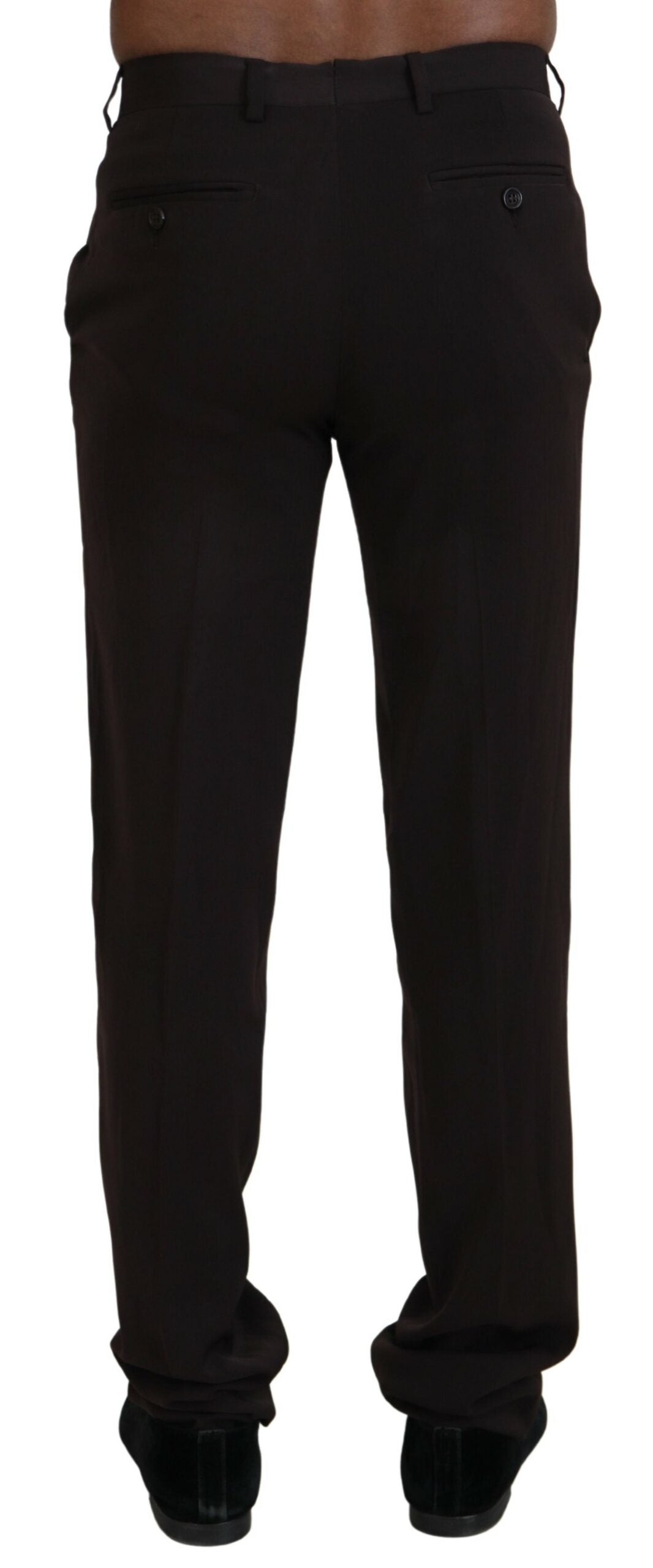 BENCIVENGA Elegant Brown Italian Dress Pants - IT46 | S