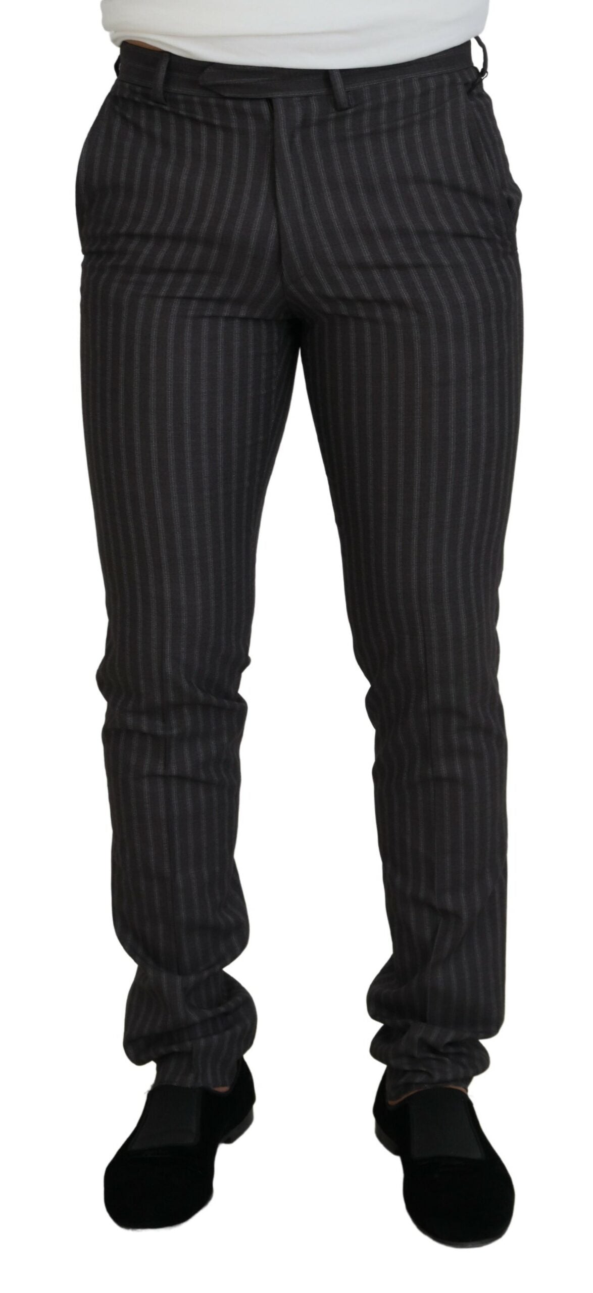 BENCIVENGA Elegant Striped Dress Pants for