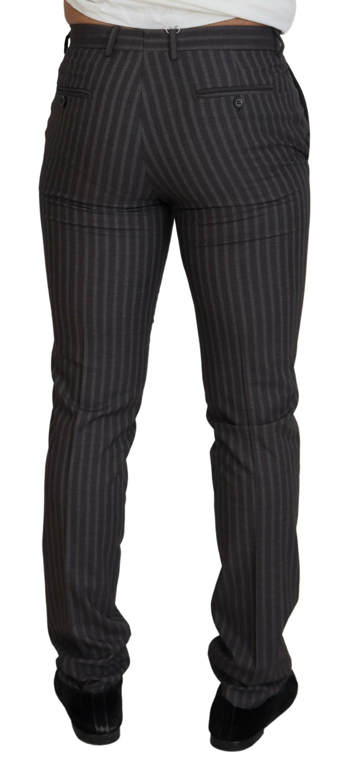 BENCIVENGA Elegant Striped Dress Pants for