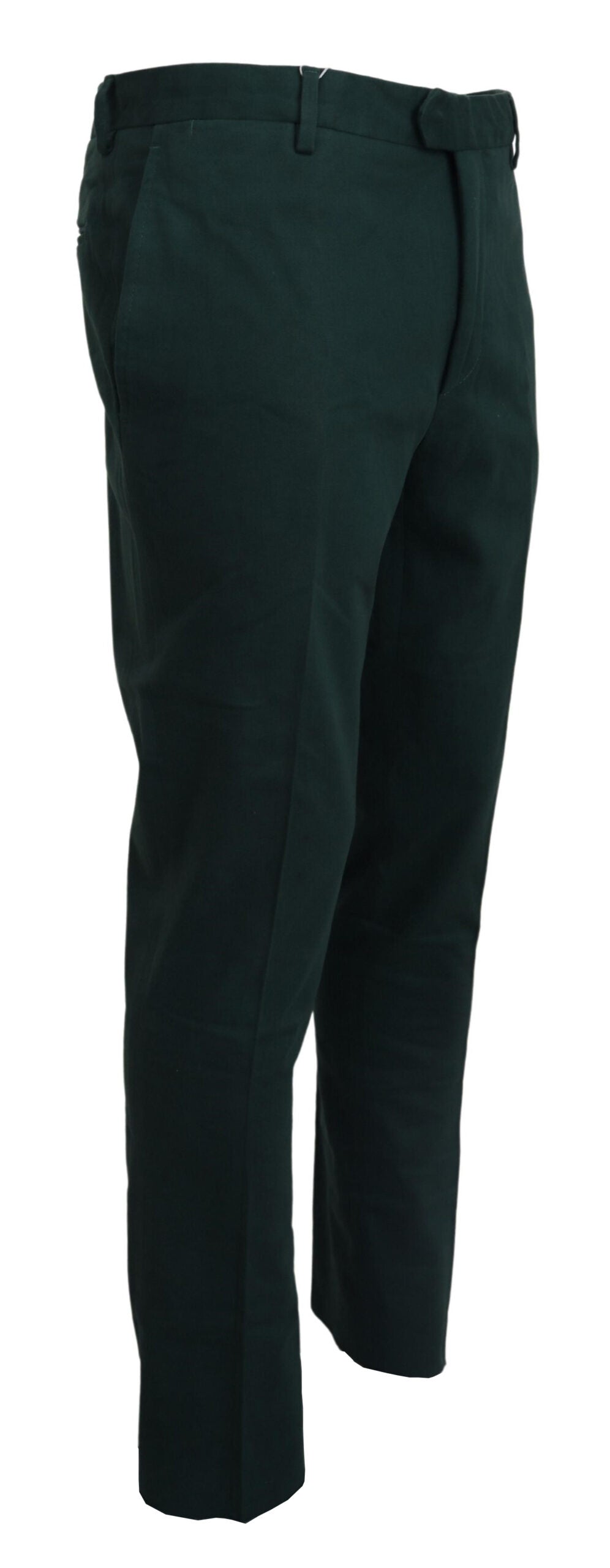 BENCIVENGA Elegant Dark Green Chino Trousers - IT46 | S