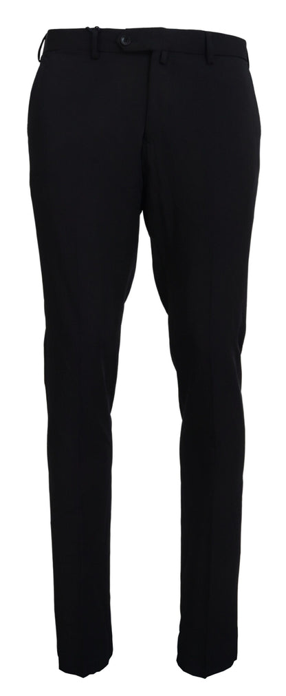 Domenico Tagliente Sophisticated Black Dress Pants for