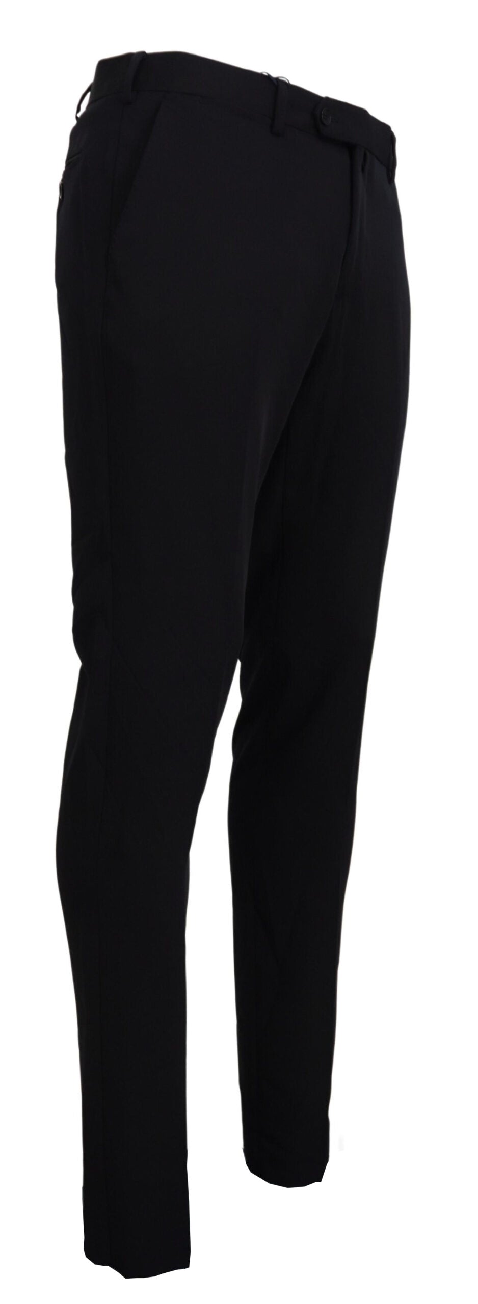 Domenico Tagliente Sophisticated Black Dress Pants for