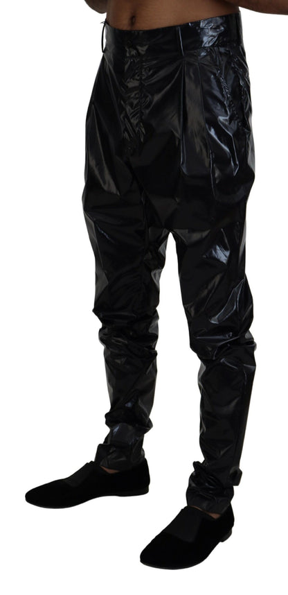 Dolce & Gabbana Sleek Italian Black MainLine Pants - IT48 | M