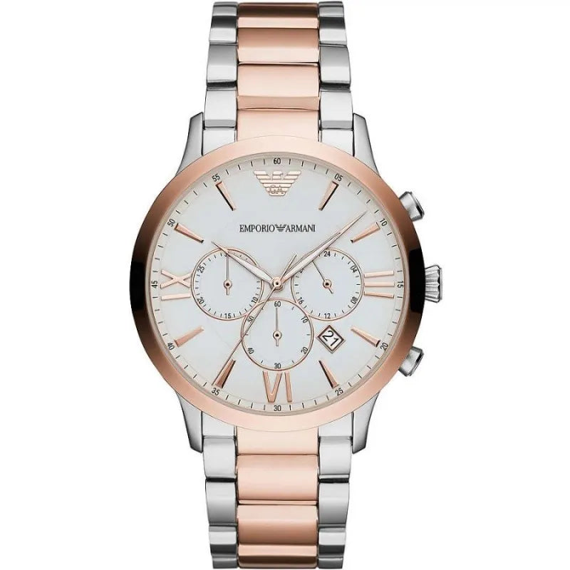 Emporio Armani Elegant Two-Tone Timepiece for