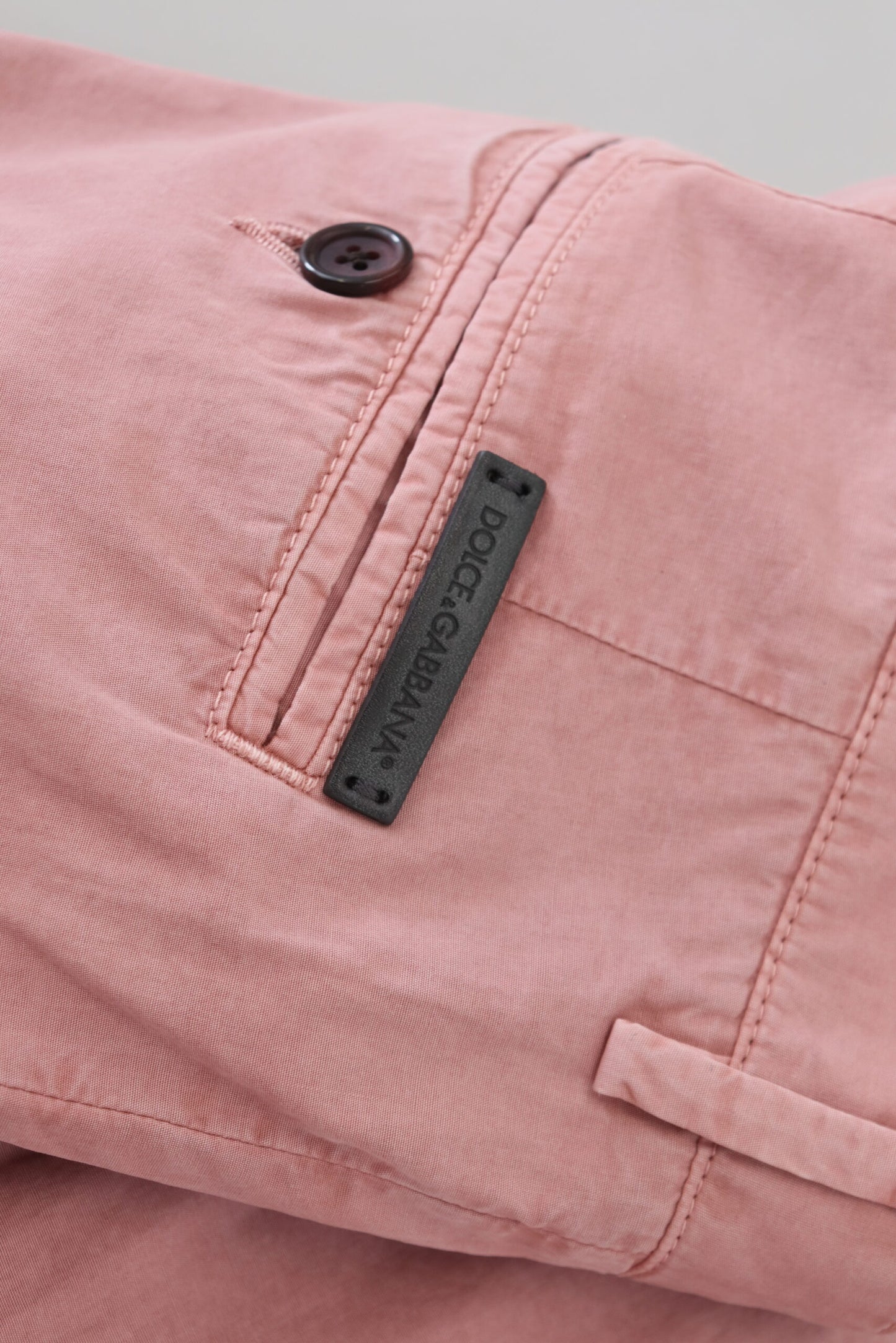 Dolce & Gabbana Exquisite Pink Chino Shorts for