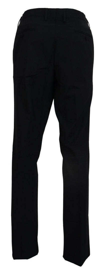 Dolce & Gabbana Elegant Slim Fit Wool Blend Trousers - IT54 | XL