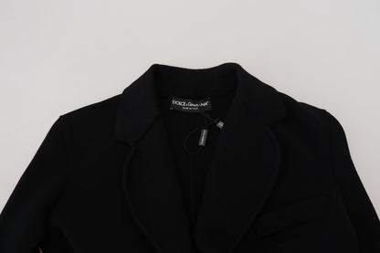 Dolce & Gabbana Elegant Black Long Sleeve Jacket - IT38 | XS