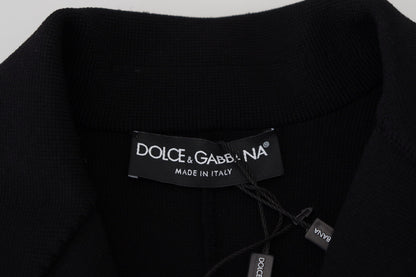 Dolce & Gabbana Elegant Black Long Sleeve Jacket - IT38 | XS