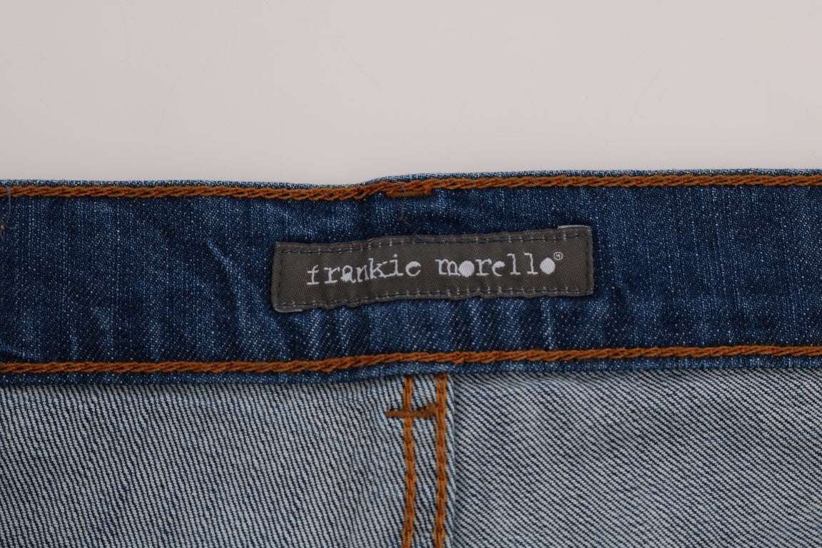 Frankie Morello Chic Slim Fit Blue Wash Jeans - W40