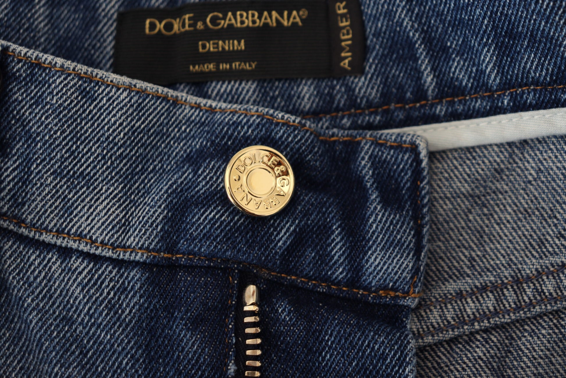 Dolce & Gabbana Elegant High Waist Skinny Jeans - IT38|XS