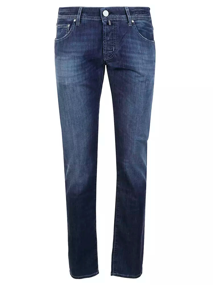 Jacob Cohen Elegant Light Blue Stretch Jeans - IT40 | M