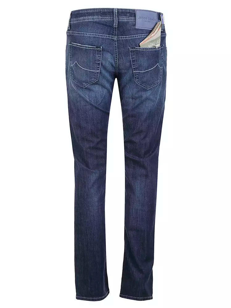 Jacob Cohen Elegant Light Blue Stretch Jeans - IT40 | M