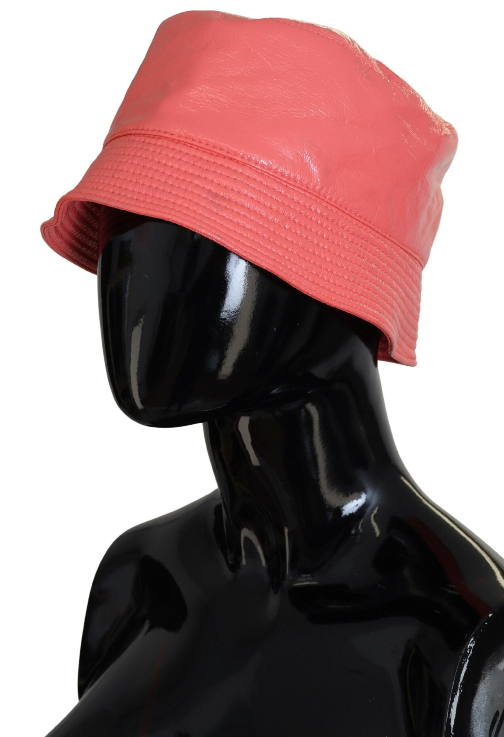 Dolce & Gabbana Elegant Peach Bucket Hat - Summer Chic Essential - 57 cm|S