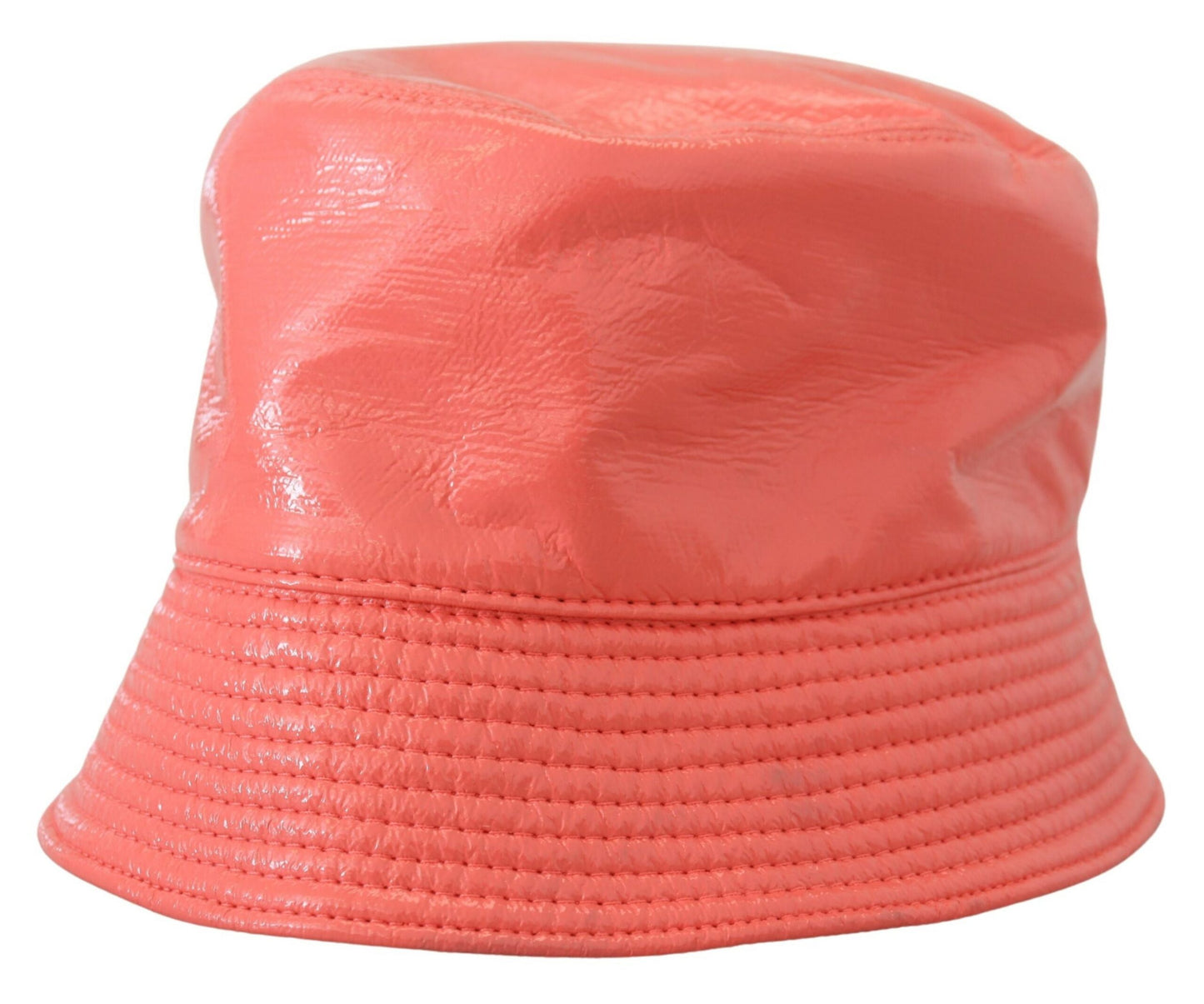 Dolce & Gabbana Elegant Peach Bucket Hat - Summer Chic Essential - 57 cm|S