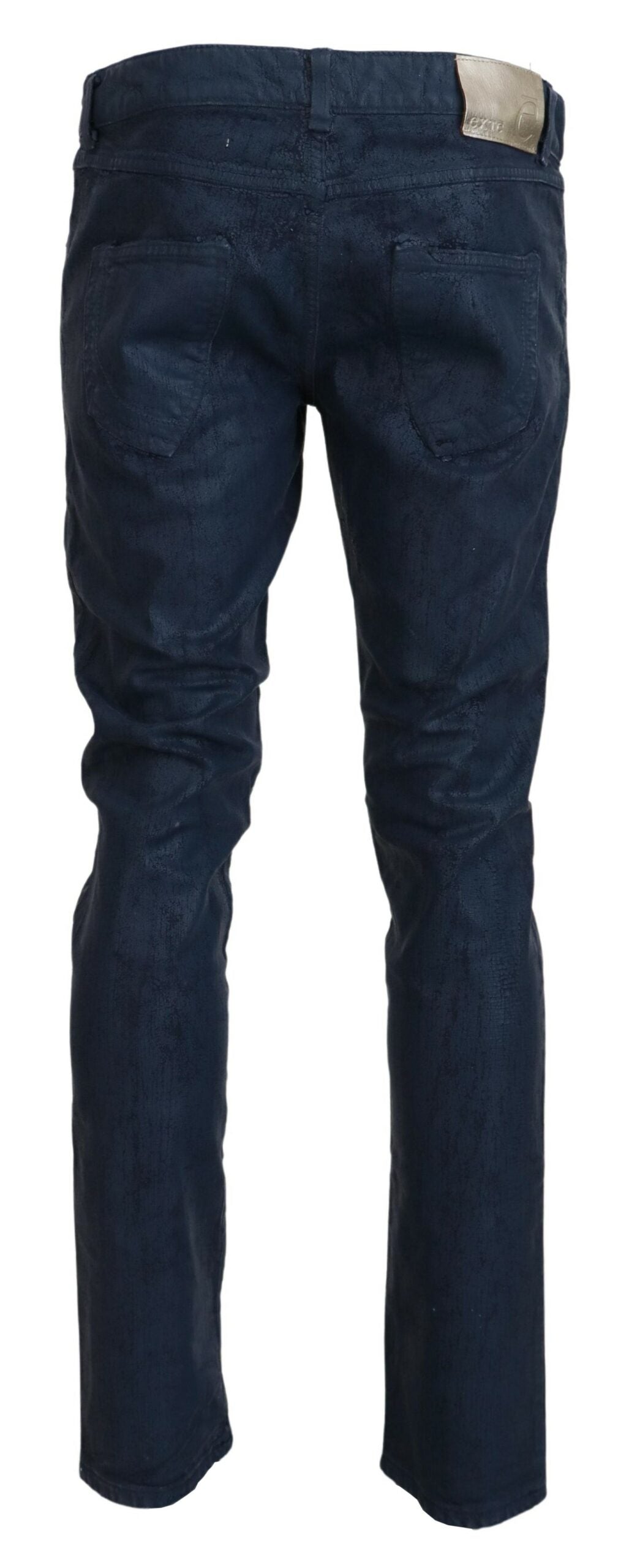 Exte Chic Tapered Blue Denim Jeans - IT48 | M