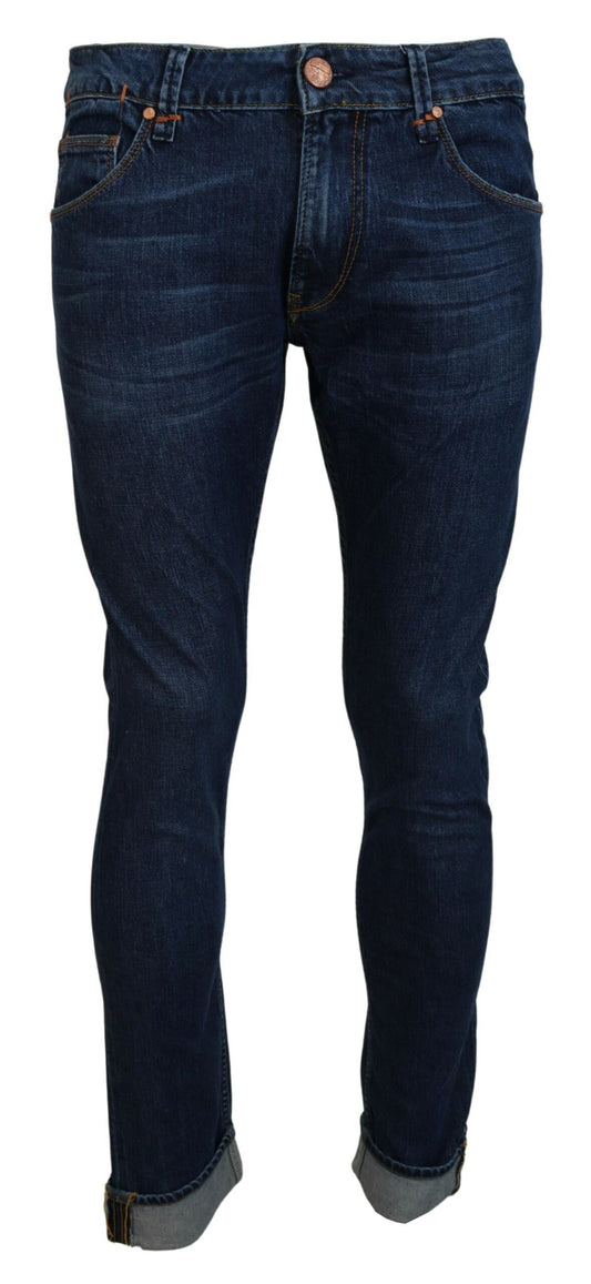 Acht Exquisite Tapered Italian Denim in Blue - IT48 | M