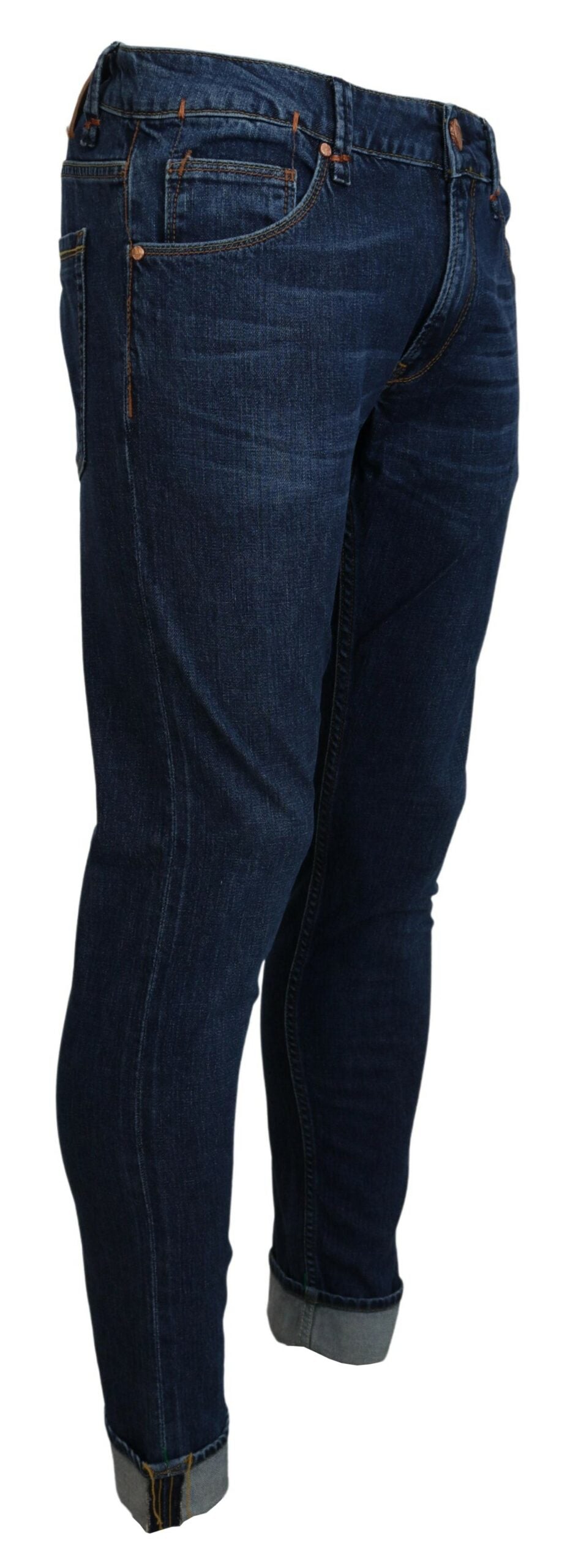 Acht Exquisite Tapered Italian Denim in Blue - IT48 | M