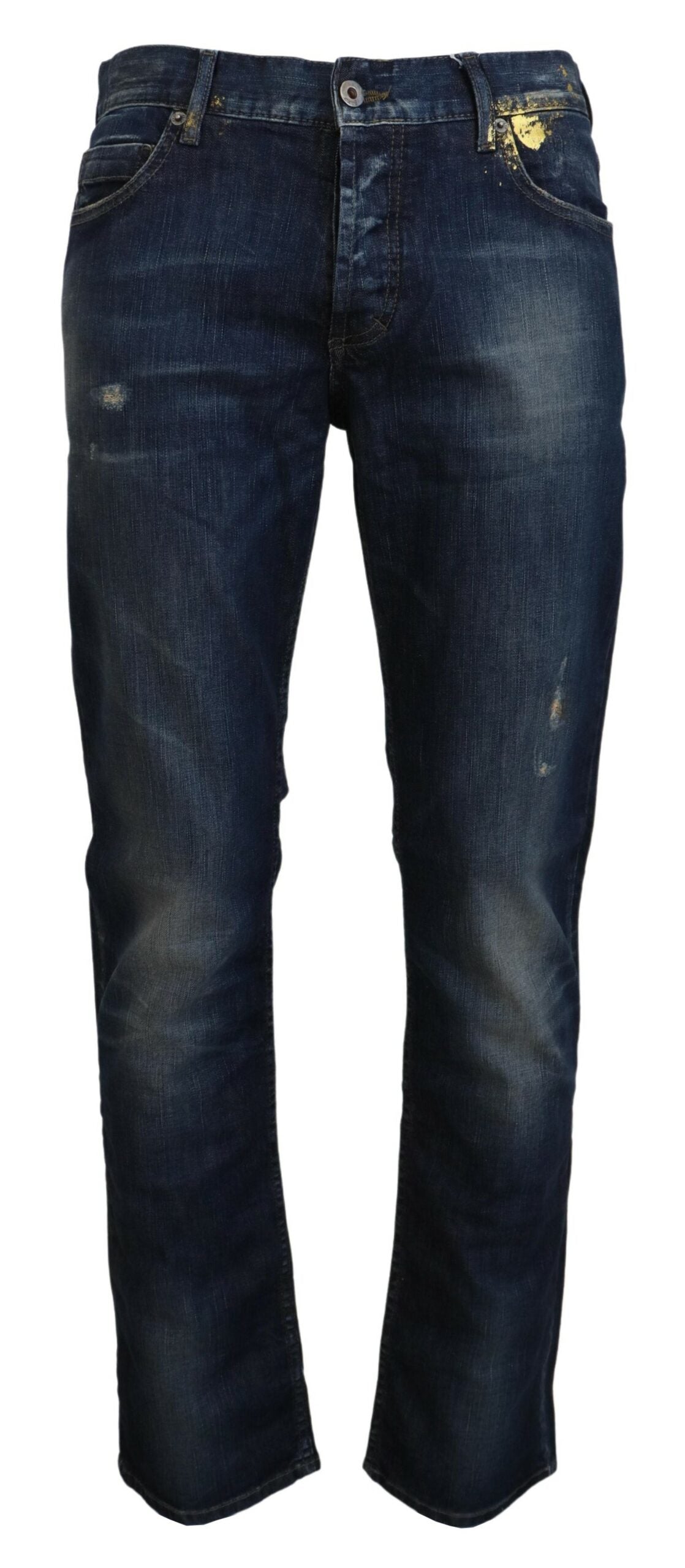 Exte Chic Regular Blue Denim for Sophisticated Style - IT48 | M