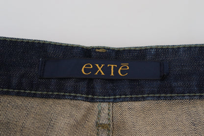 Exte Chic Regular Blue Denim for Sophisticated Style - IT48 | M