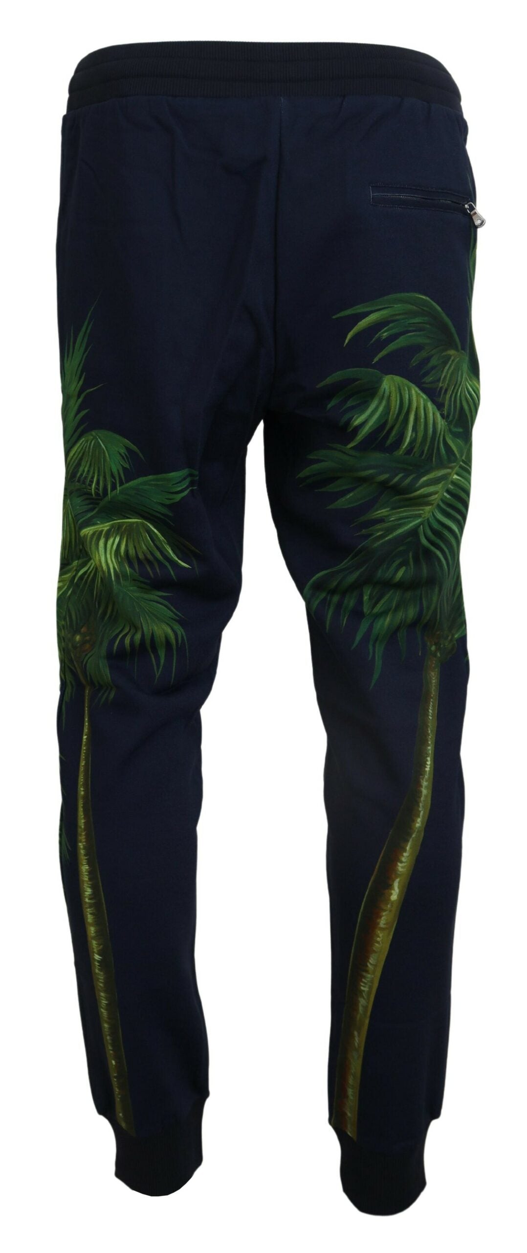 Dolce & Gabbana Elegant Cotton Jogging Pants with Print Design - IT50 | L