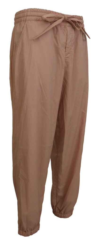 Dolce & Gabbana Elegant Peach Casual Sweatpants - IT50 | L