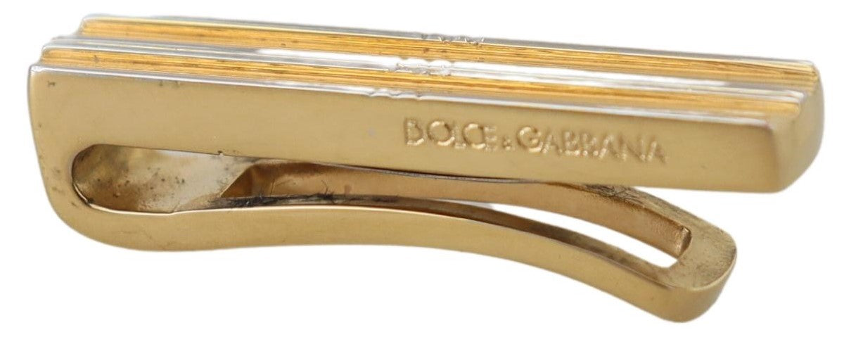 Dolce & Gabbana Elegant Gold Brass Tie Clip for