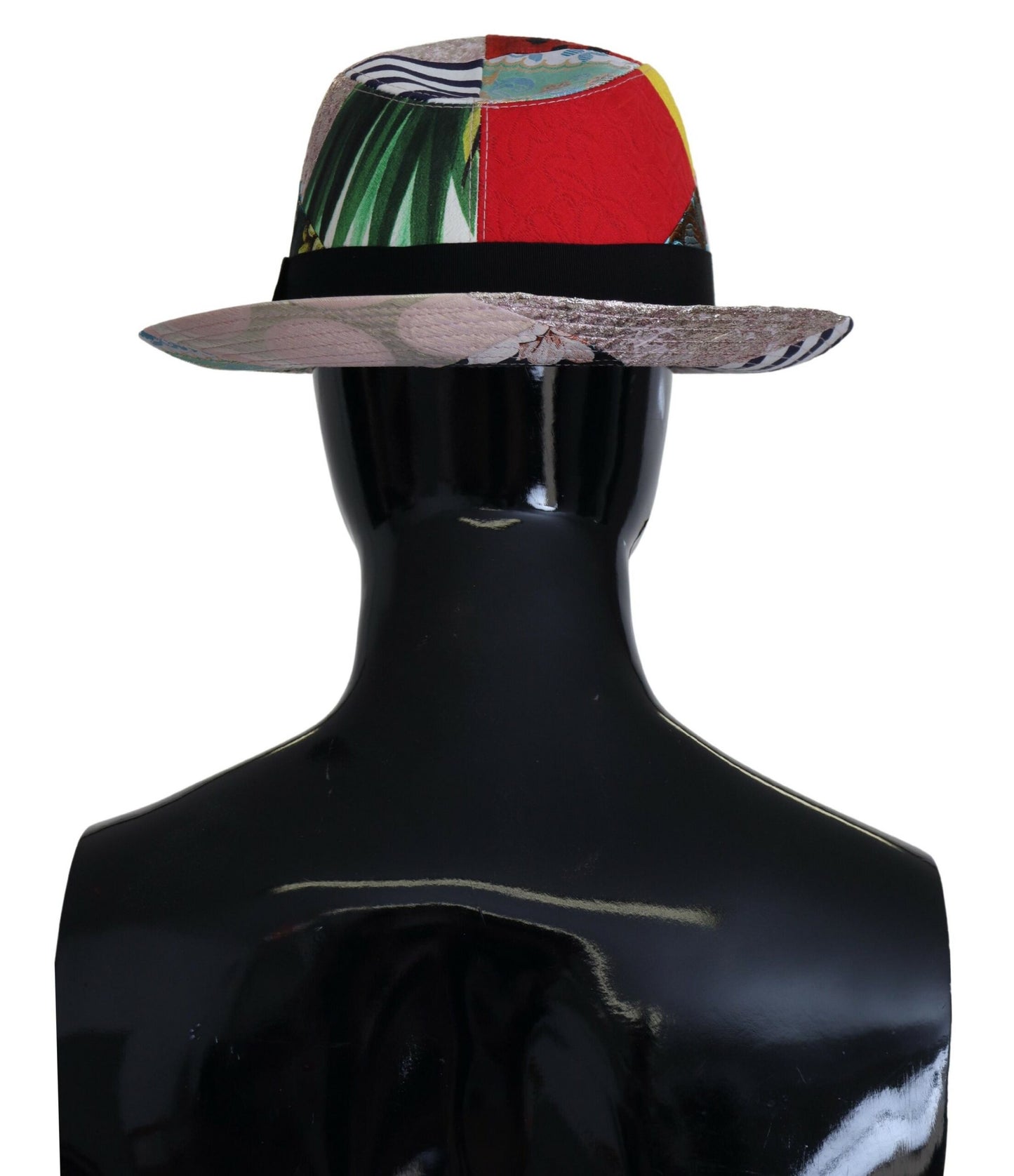 Dolce & Gabbana Eclectic Chic Multicolor Fedora Cap - 57 cm|S