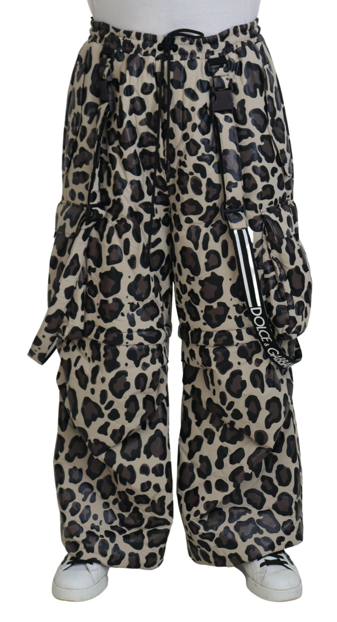 Dolce & Gabbana Multicolor Leopard Print Snow Pants - IT48 | M