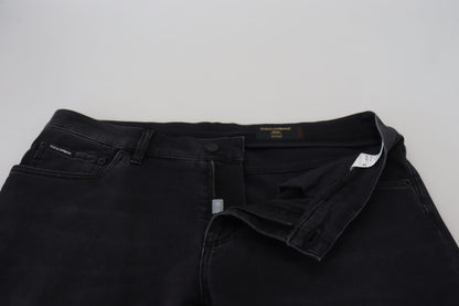 Dolce & Gabbana Chic Black Skinny Denim Jeans - IT52 | L