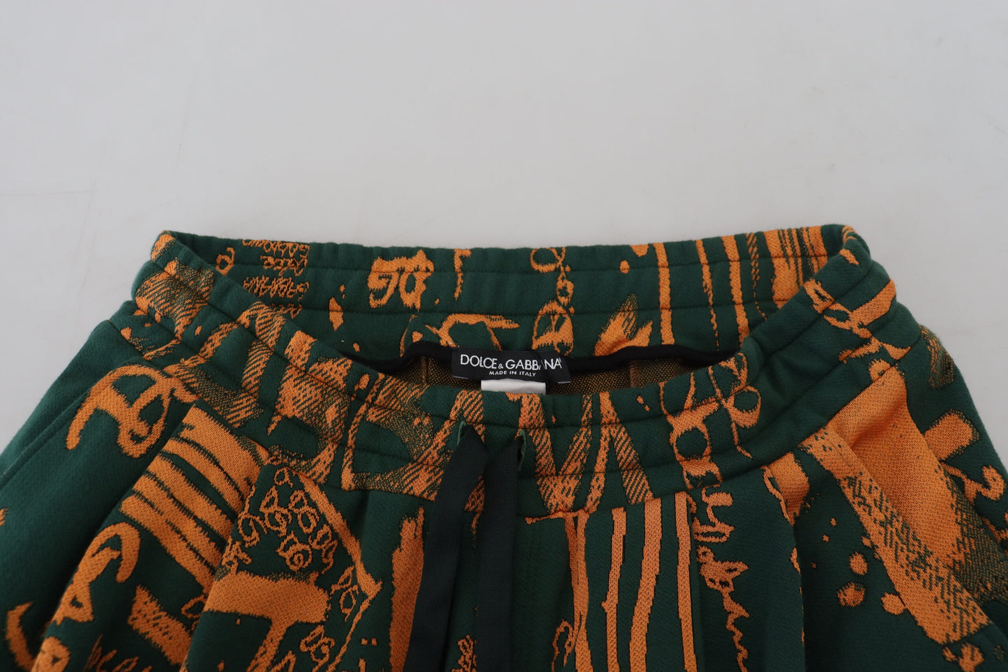 Dolce & Gabbana Multicolor Silk Blend Jogger Cargo Pants - IT48 | M