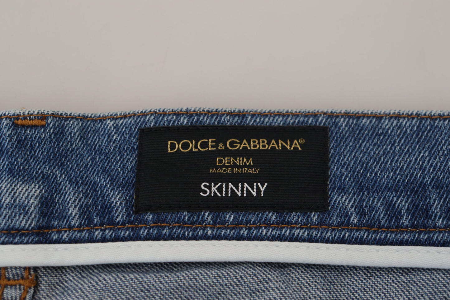 Dolce & Gabbana Exquisite Italian Skinny Denim Jeans - IT60 | 3XL