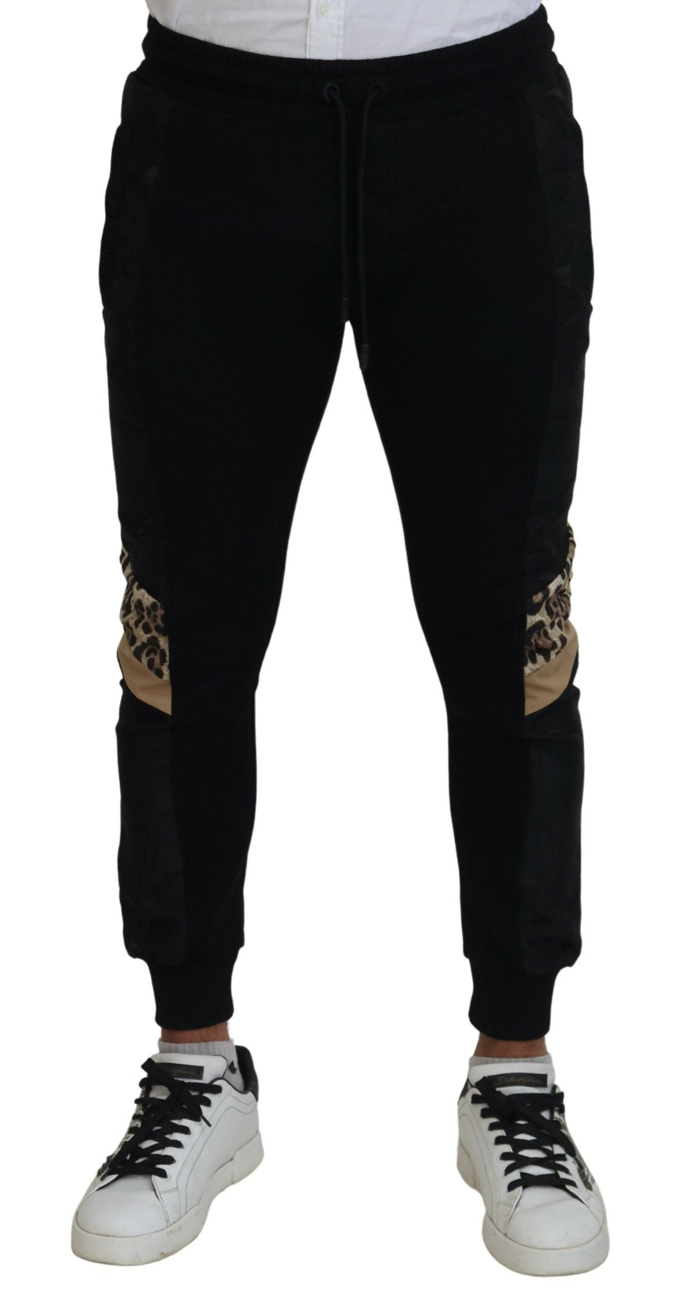 Dolce & Gabbana Elegant Black Jogger Pants for the Modern Man - IT44 | XS