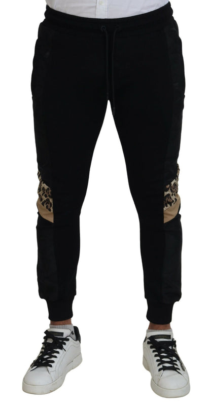 Dolce & Gabbana Elegant Black Jogger Pants for the Modern Man - IT44 | XS