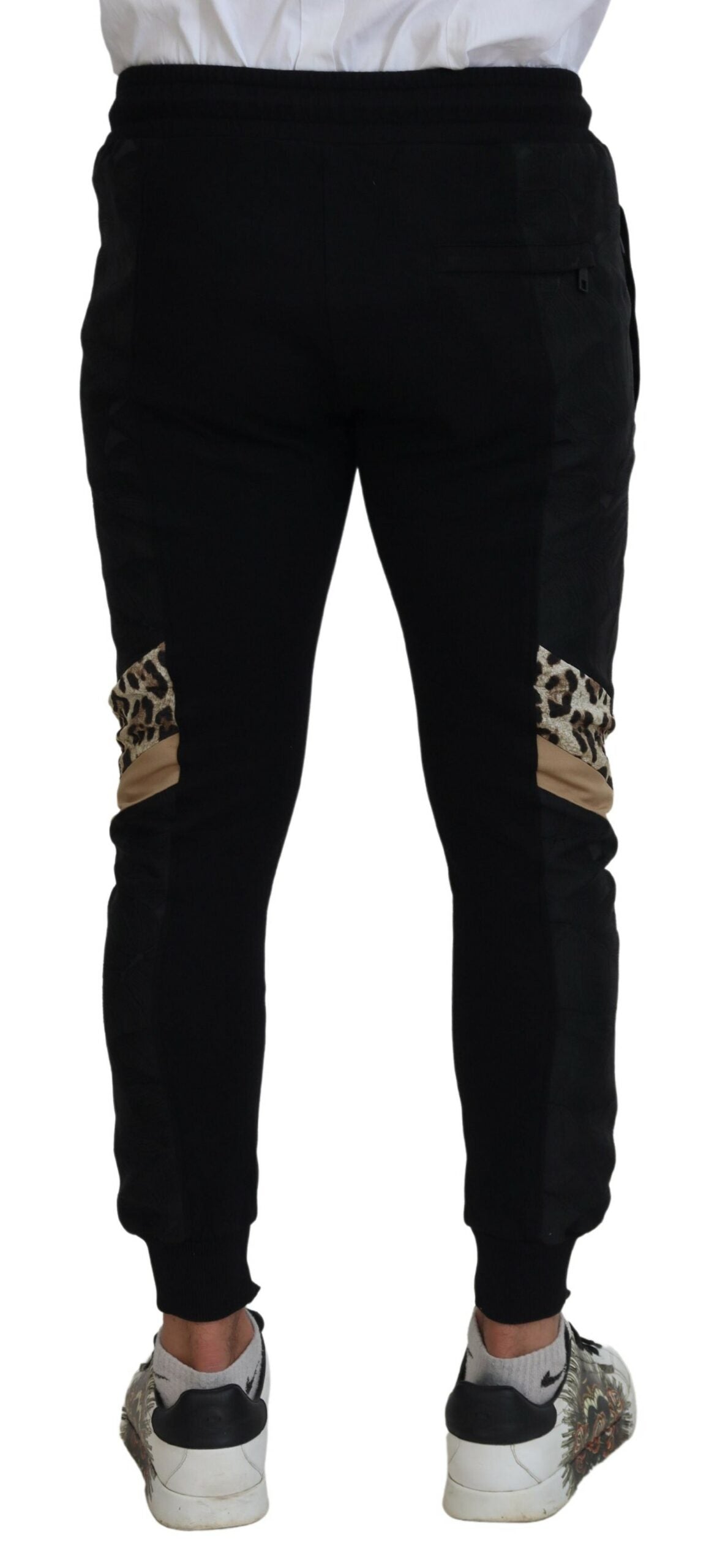 Dolce & Gabbana Elegant Black Jogger Pants for the Modern Man - IT44 | XS