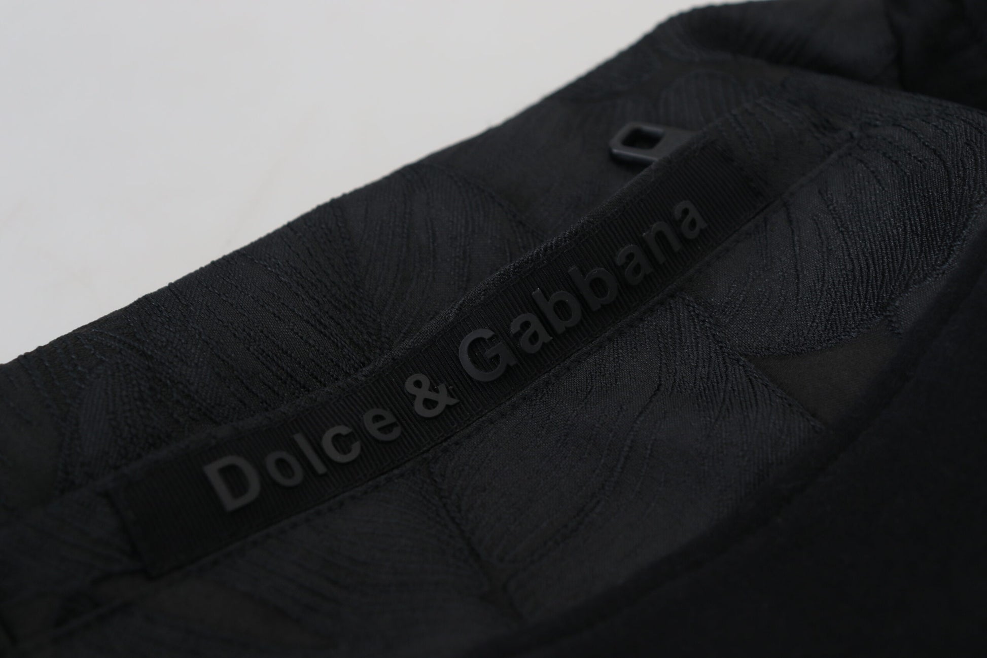 Dolce & Gabbana Elegant Black Jogger Pants for the Modern Man - IT44 | XS