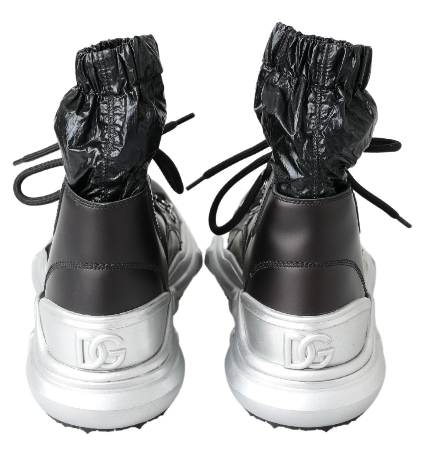 Dolce & Gabbana Black High Top Sneaker Bootie - EU41/US8