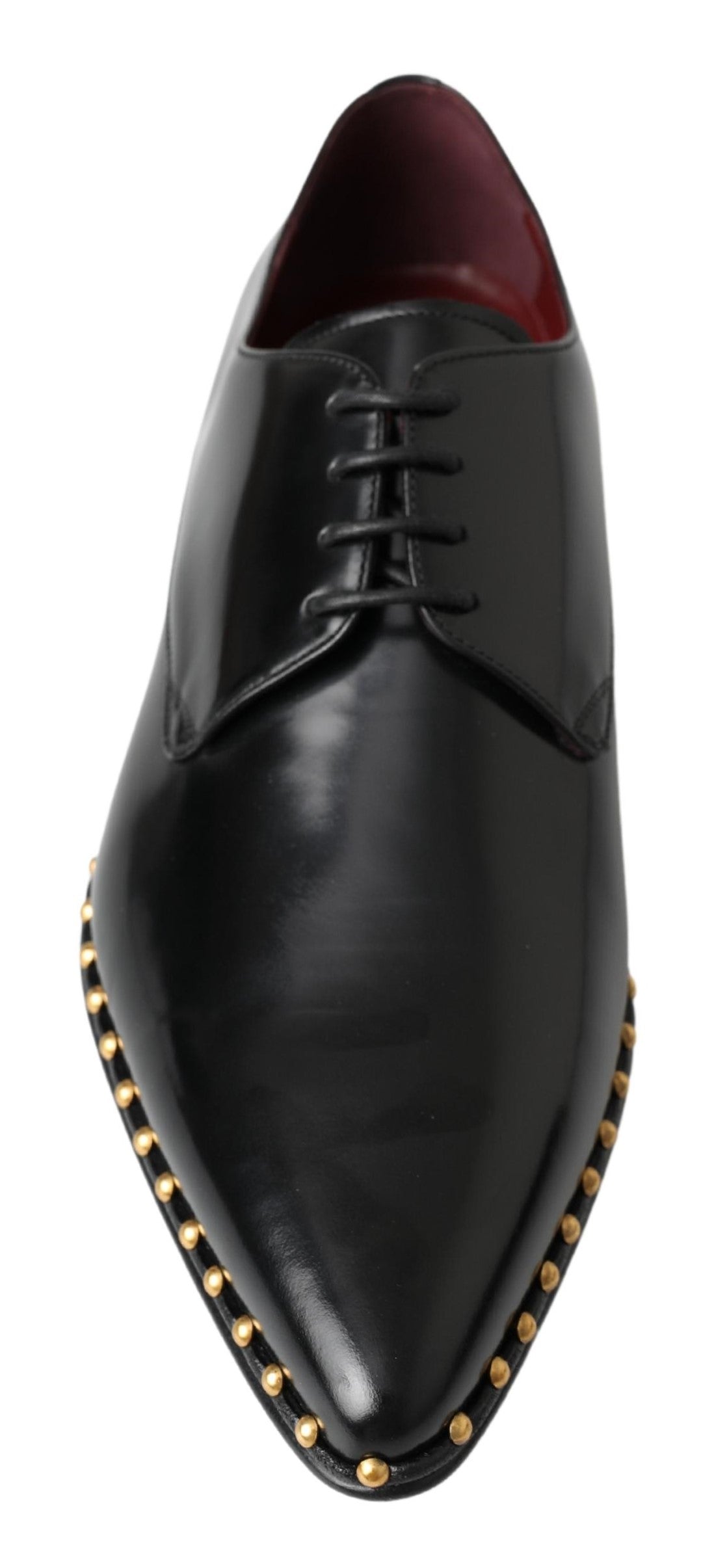 Dolce & Gabbana Elegant Studded Derby Formal Shoes - EU40/US7