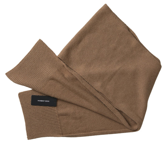 Dolce & Gabbana Elegant Camel Brown Women’s Scarf