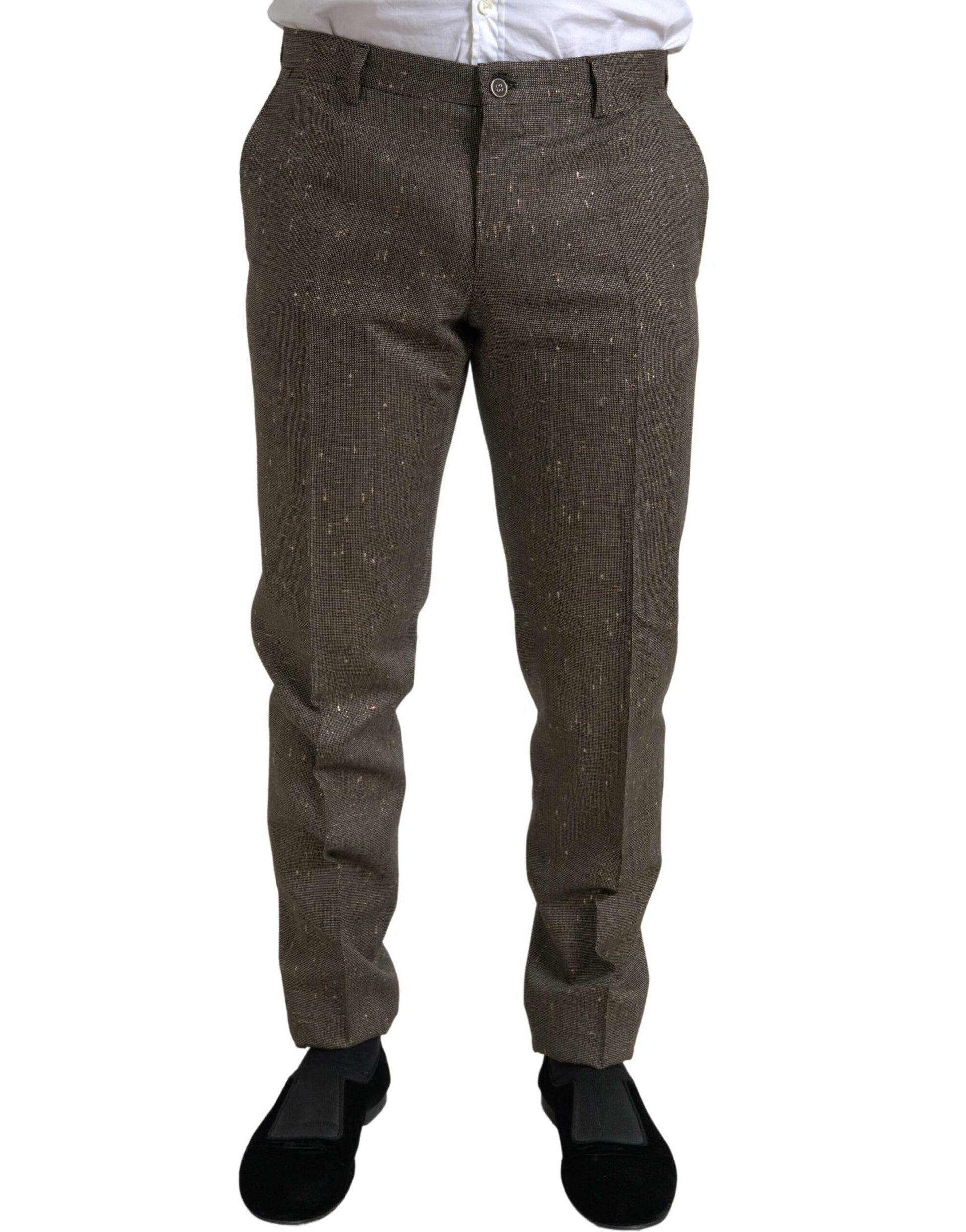 Dolce & Gabbana Elegant Skinny Wool Chino Pants - IT48 | M