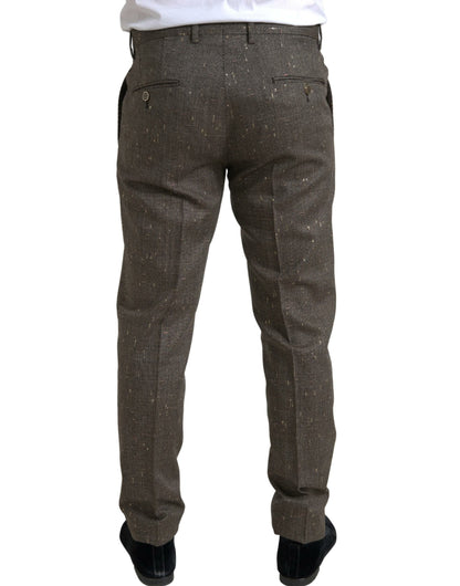 Dolce & Gabbana Elegant Skinny Wool Chino Pants - IT48 | M